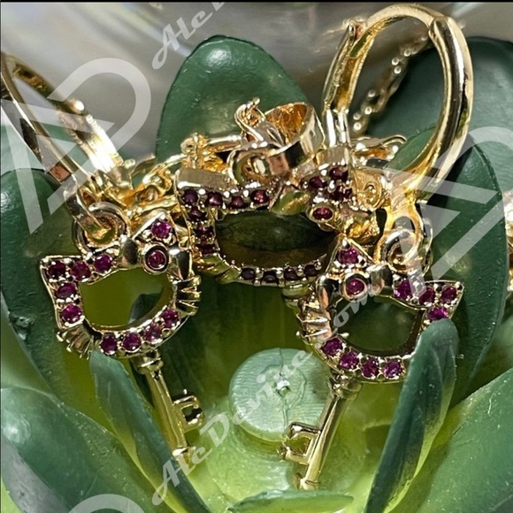 Hello Kitty set (gold plated) - Picture 4 of 7